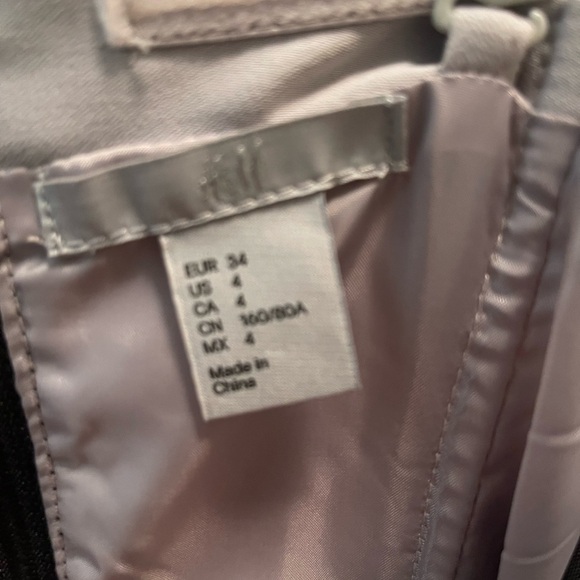 H&M Gray and Brown Strapless Sheath Cocktail Dress - Picture 6 of 7